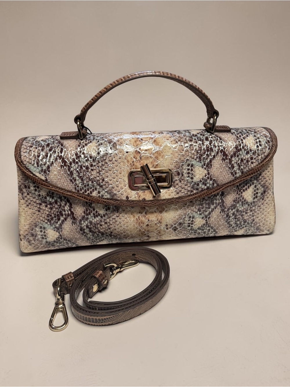Brahmin Dayan Satchel in the Multi Eirwen NWT